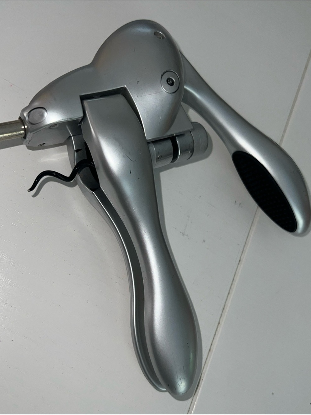 Rabbit Original Lever Corkscrew Wine Opener EUC